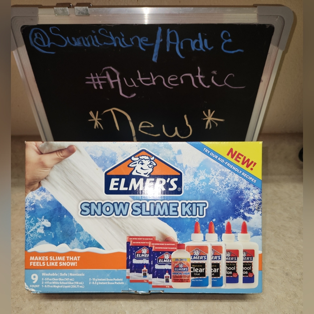 ELMER'S SNOW SLIME KIT, BNIB & AUTHENTIC
